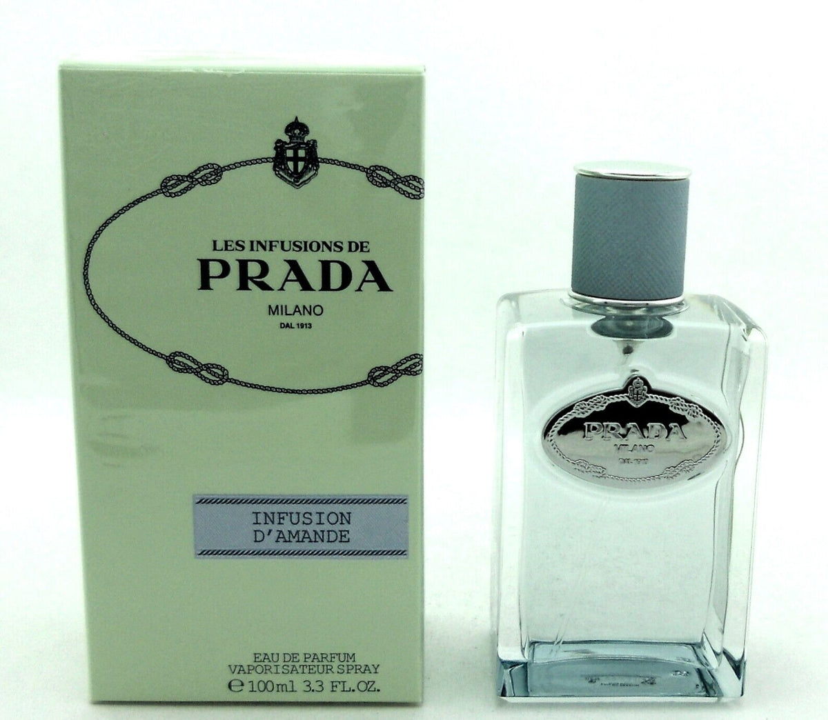 Prada Infusion D'Amande EDP Spray for Unisex 3.3 oz. New in Sealed Box