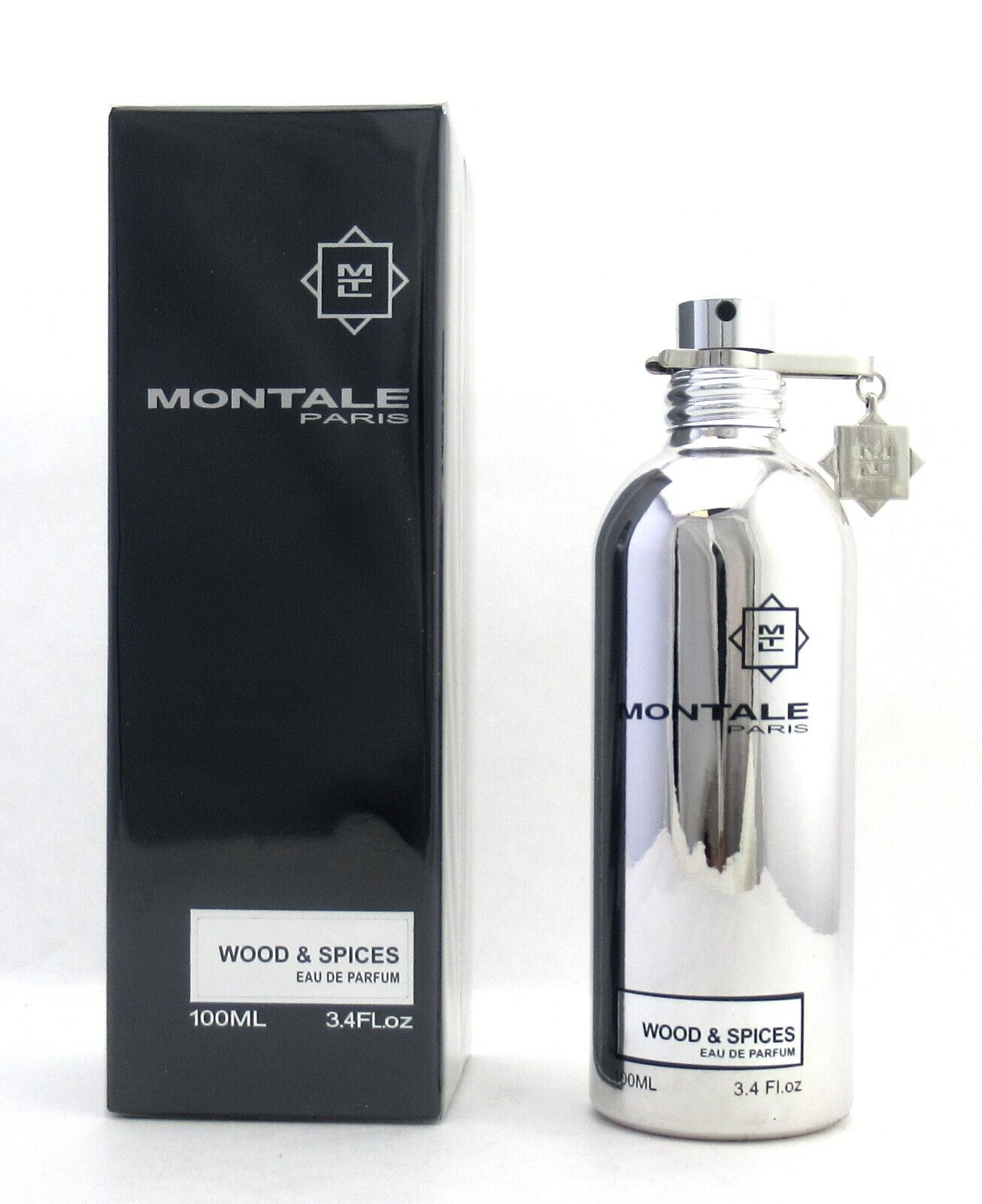Montale WOOD & SPICES 3.4 oz./ 100 ml. Eau de Parfum Spray Unisex. New Sealed Box