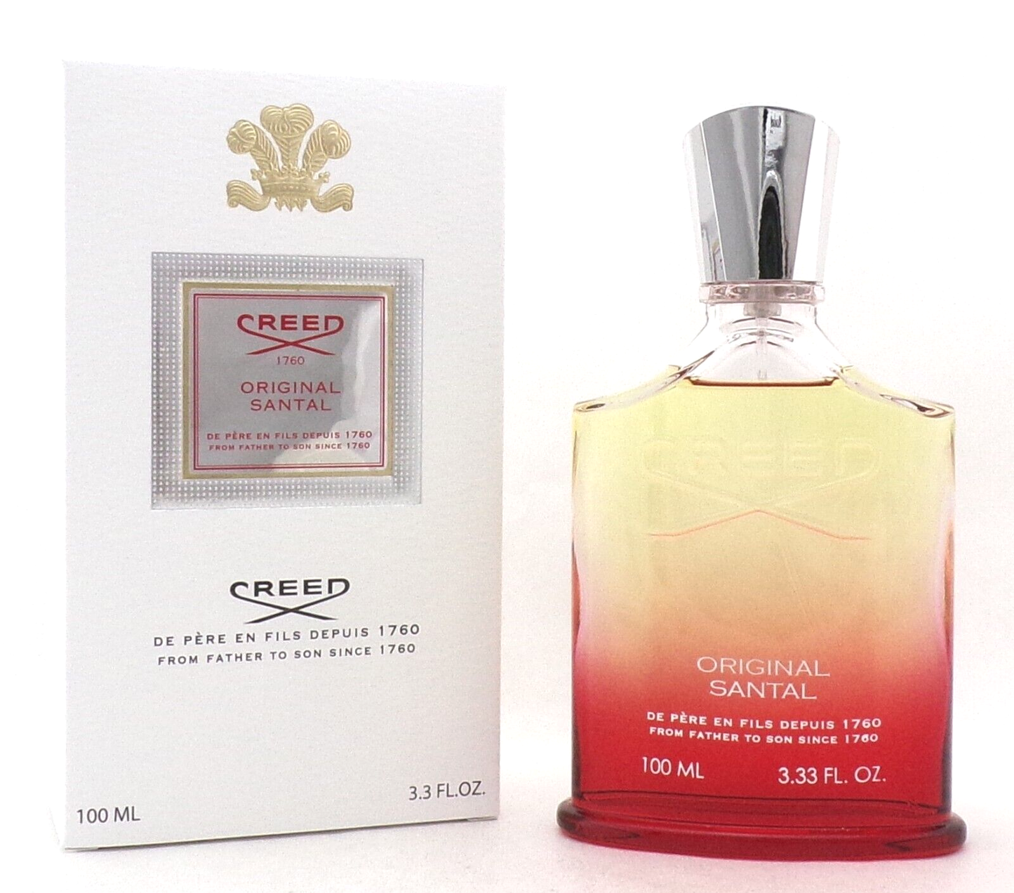 Original Santal by Creed 3.3 oz / 100 ml Eau de Parfum Spray Unisex. New in Box
