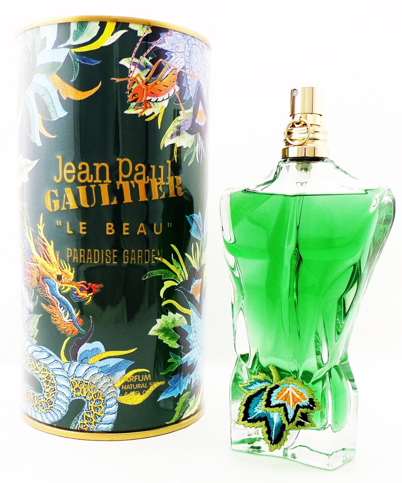 Jean Paul Gaultier Le Beau PARADISE GARDEN 4.2 oz. EDP Spray for Men New