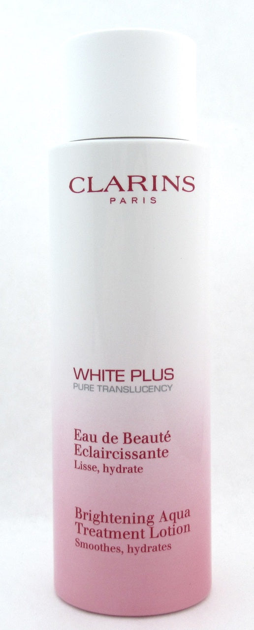 Clarins White Plus Pure Translucency Brightening Aqua Treatment Lotion 200 ml./ 6.7 oz. New Tester Not Sealed