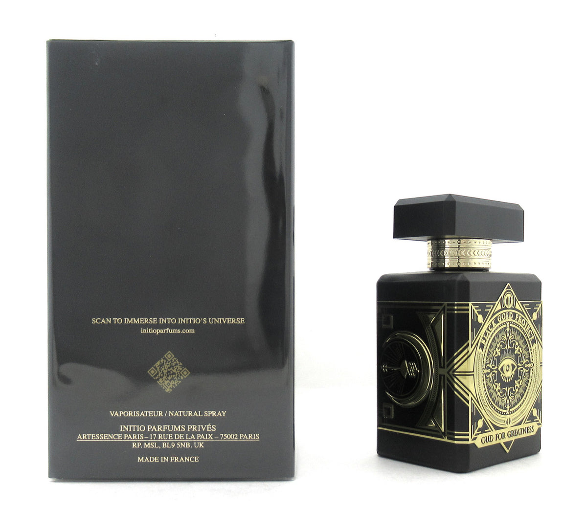 INITIO Oud For Greatness 3 oz Eau De Parfum Spray for Unisex New in Sealed Box