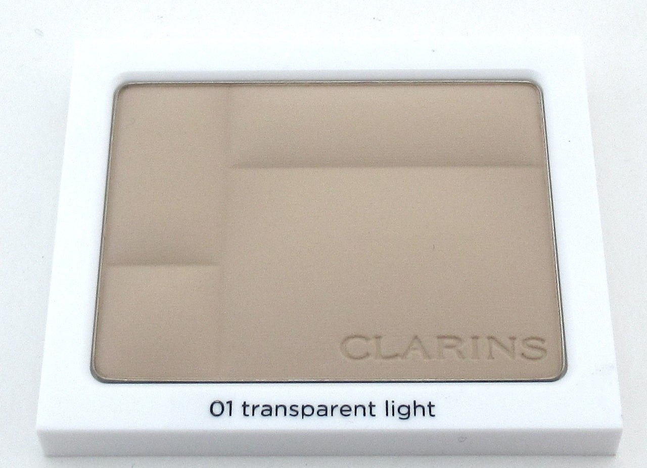 Clarins Ever Matte Mineral Powder 01 Transparent Light 10 g./ 0.3 oz. Refill New Tester