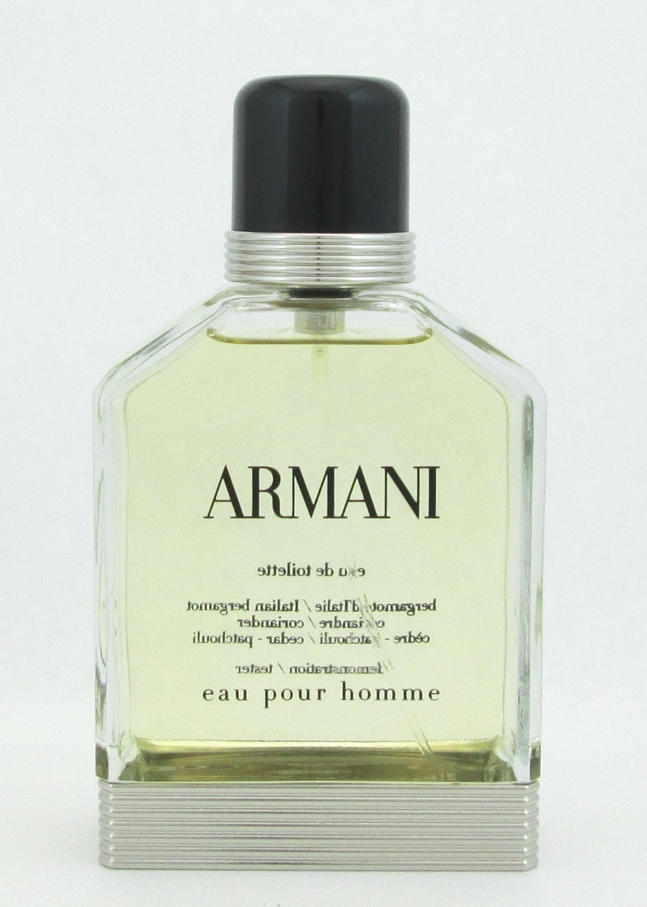 Armani Eau Pour Homme by Giorgio Armani Eau De Toilette Spray Tester for Men 3.4 oz/ 100 ml