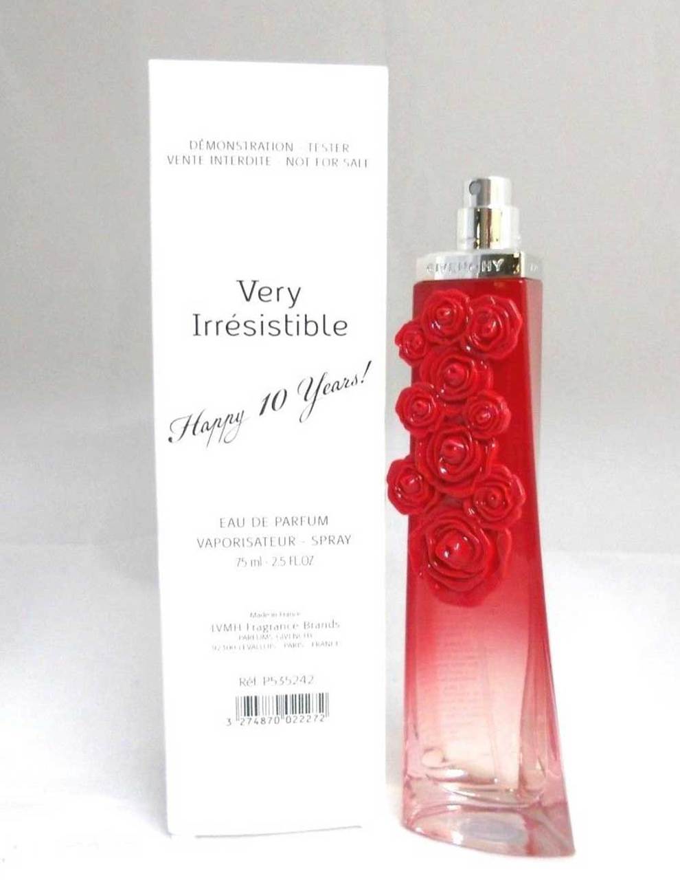 Very Irresistible Happy 10 Years by Givenchy 2.5 oz.EDP Spray *Tester