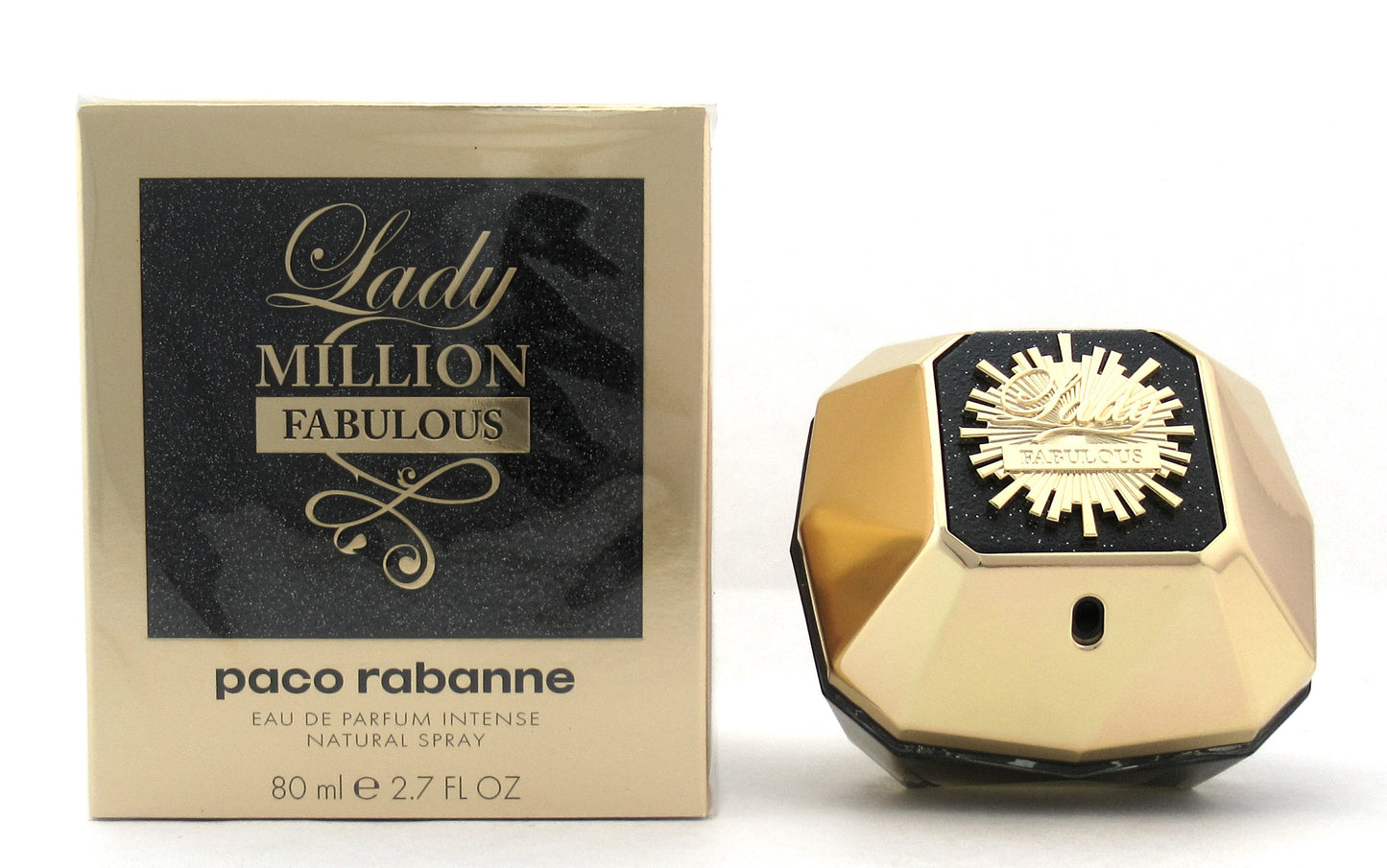 Lady Million Fabulous by Paco Rabanne 2.7 oz. Eau de Parfum Intense Spray New