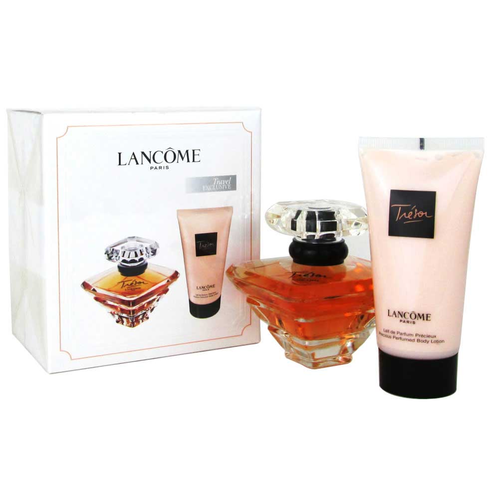 Tresor L'eau de Parfum Lancome Set 1.7oz.EDP + 1.7oz.Lotion.Sealed