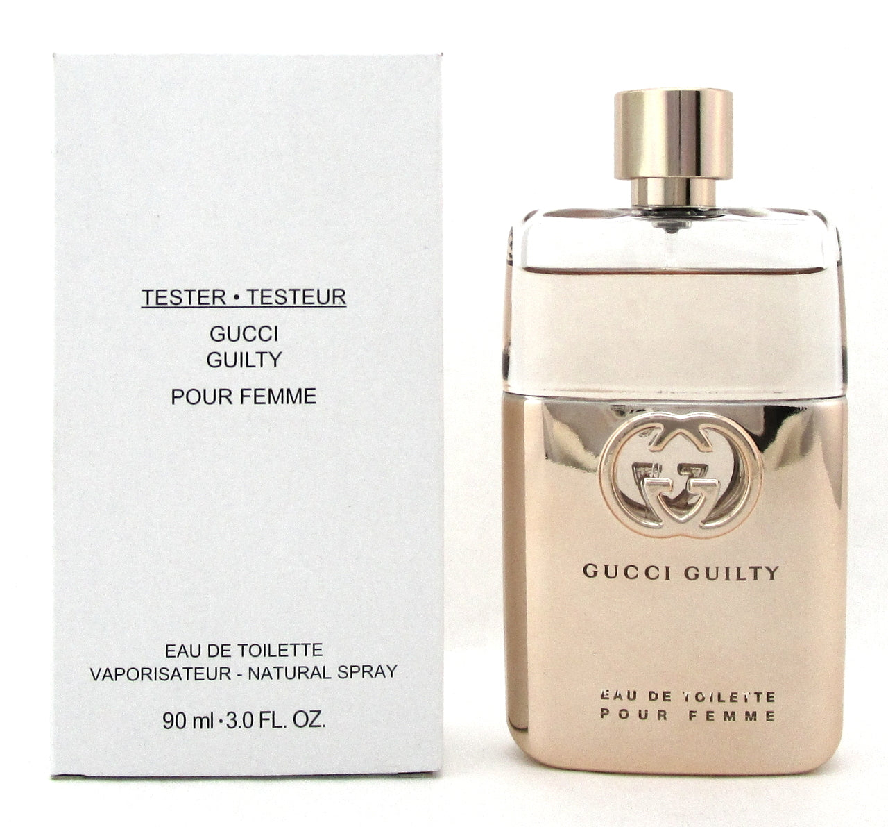 Gucci Guilty Pour Femme 3.0 oz. Eau de Toilette Spray for Women. New Tester w/ Cap