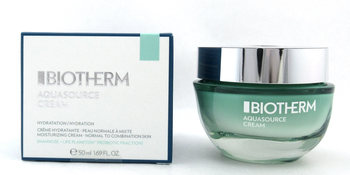 Biotherm Aquasource Cream Normal to Combination Skin 50 ml./ 1.69 oz. New in Box