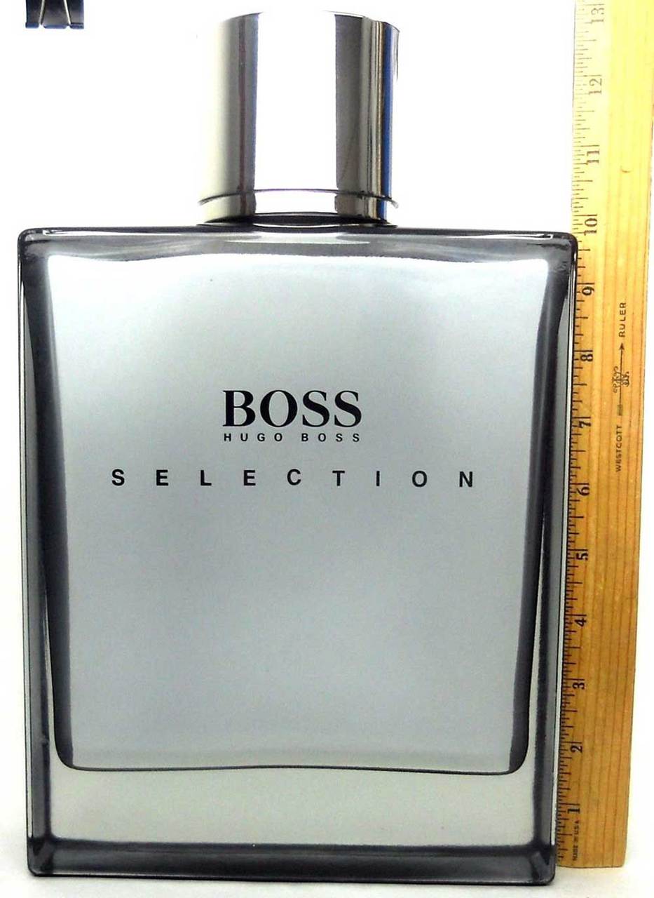 Boss Selection by Hugo Boss Giant Factice Bottle with Liquid 13" Tall
