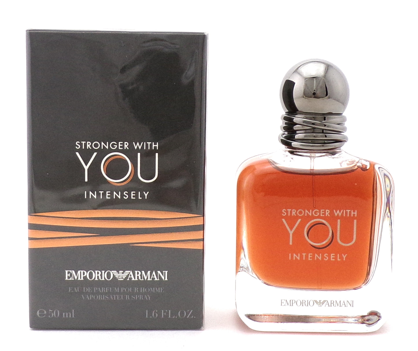 Stronger With You Intensely by Giorgio Armani 1.6 oz. EDP Spray for Men. New Box