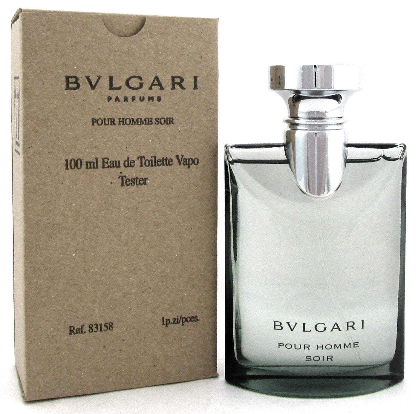 Bvlgari Pour Homme SOIR Cologne by Bvlgari 3.4 oz. EDT Spray. New Tester