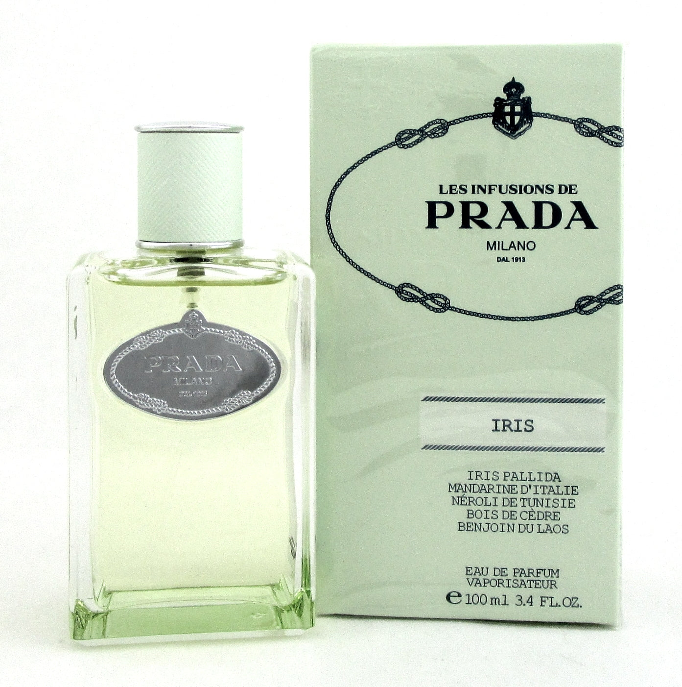 Prada Infusion Iris by Prada 3.4 oz. EDP Spray for Women. New in DAMAGED Box