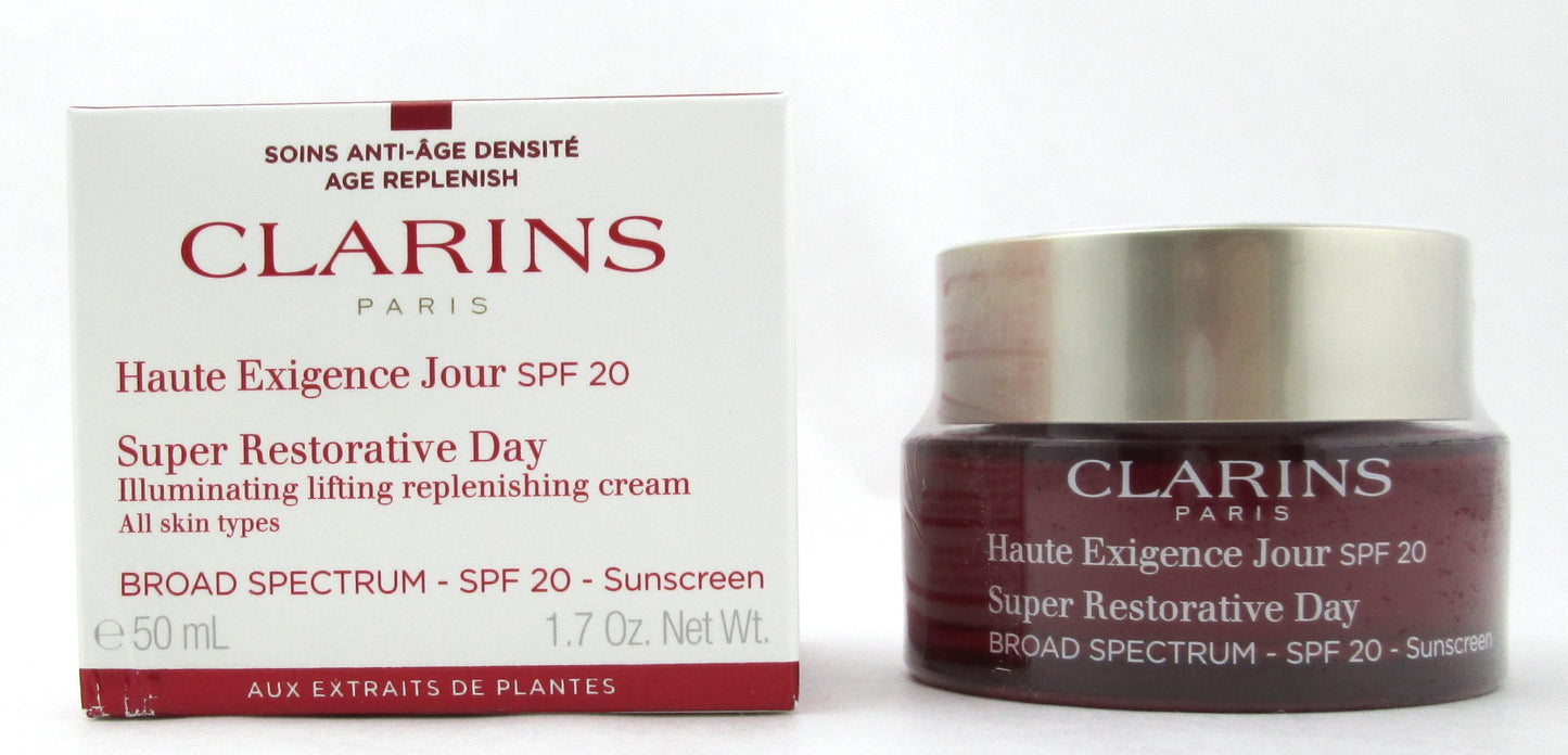 Clarins Super Restorative Day Cream SPF 20 All Skin Types 1.7 oz. Damaged Box