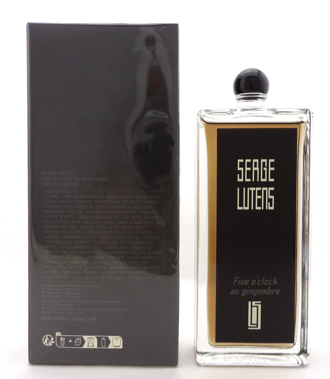 Serge Lutens Five O'Clock Au Gingembre 3.3 oz. Eau de Parfum Refillable Spray. New in Box