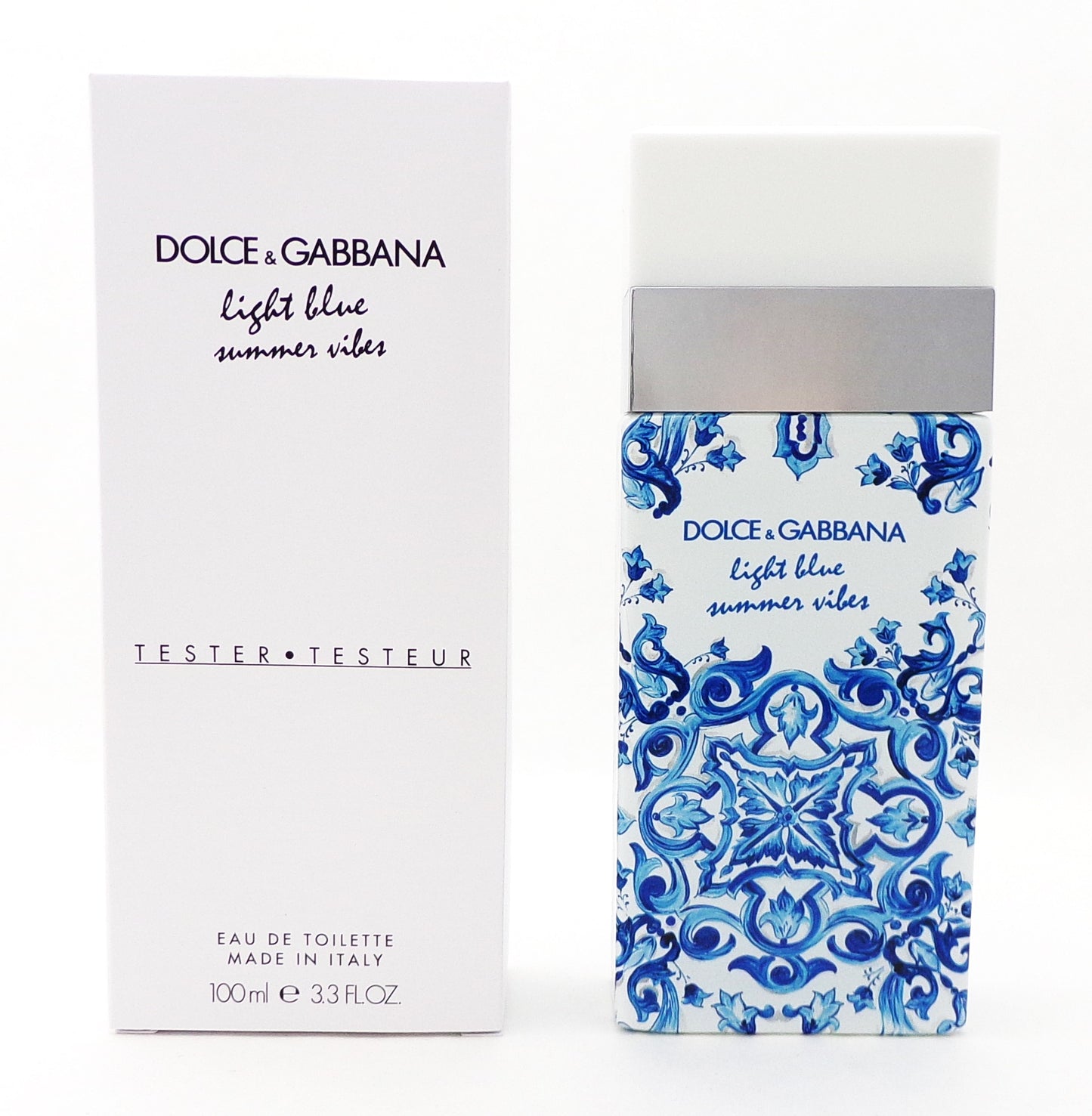 Dolce & Gabbana Light Blue Summer Vibes 3.3 oz. EDT Spray for Women New TESTER w/Cap