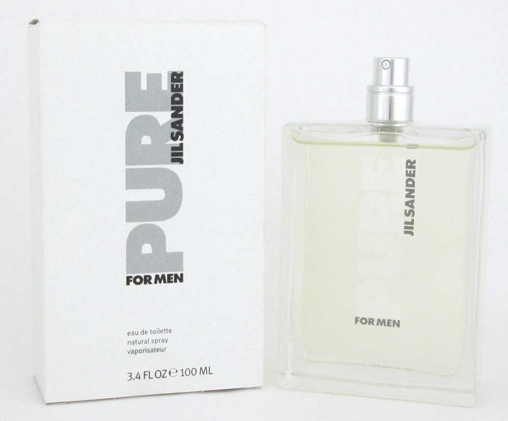 Pure Jil Sander by Jil Sander Eau De Toilette Spray Men 3.4 oz*Tester