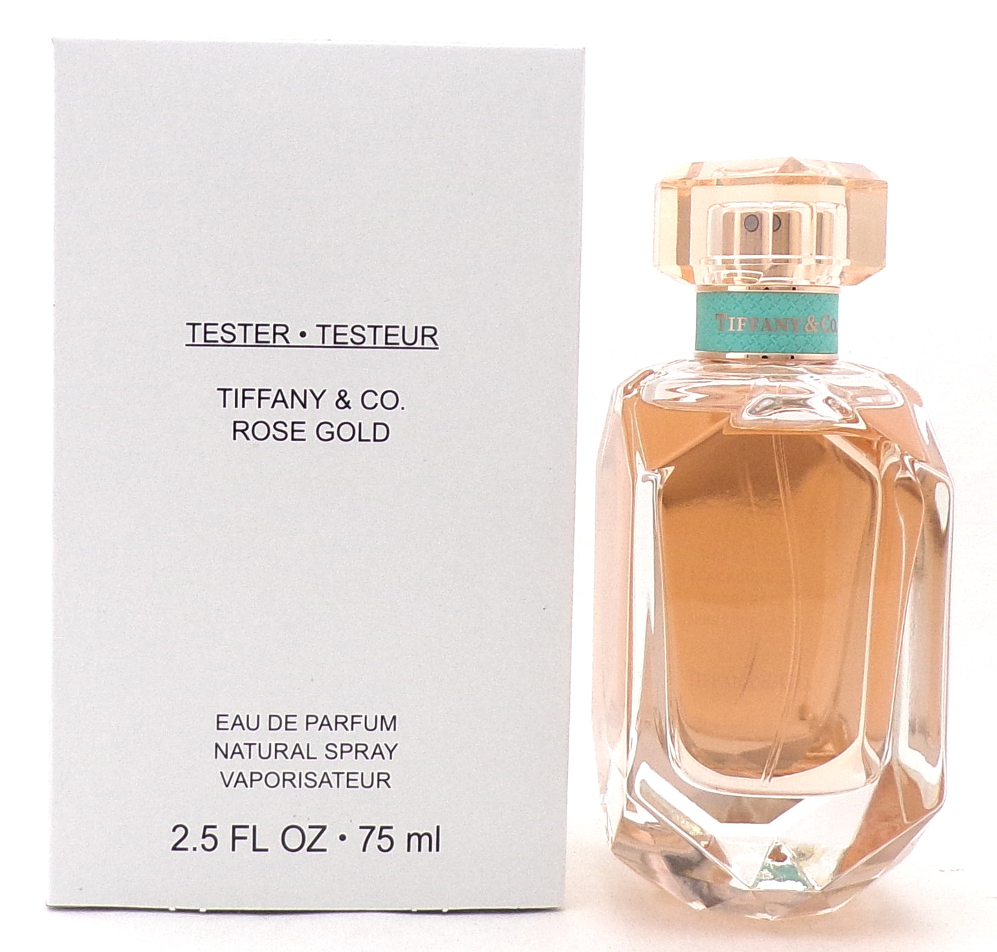 Tiffany & Co ROSE GOLD 2.5 oz. Eau de Parfum Spray for Women. New Tester with Cap