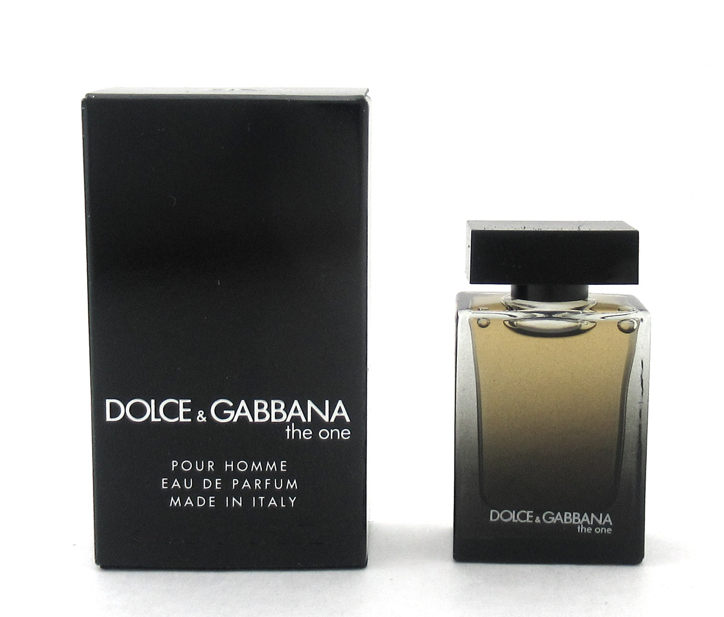 Dolce & Gabbana The One Pour Homme 0.16 oz./ 5 ml. Eau de Parfum Mini Splash for Men New