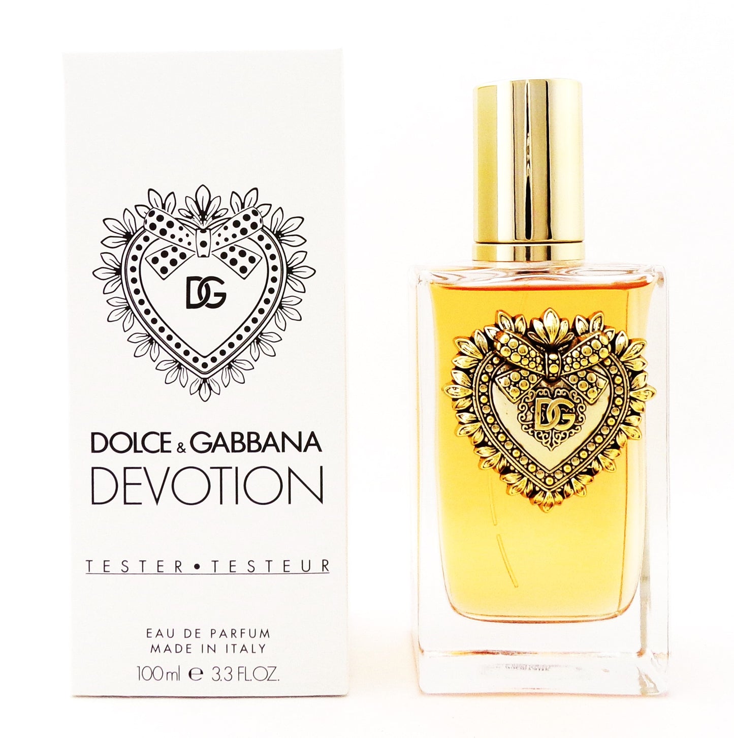Dolce & Gabbana Devotion 3.3 oz./ 100 ml. Eau de Parfum Spray for Women New Tester w/Cap