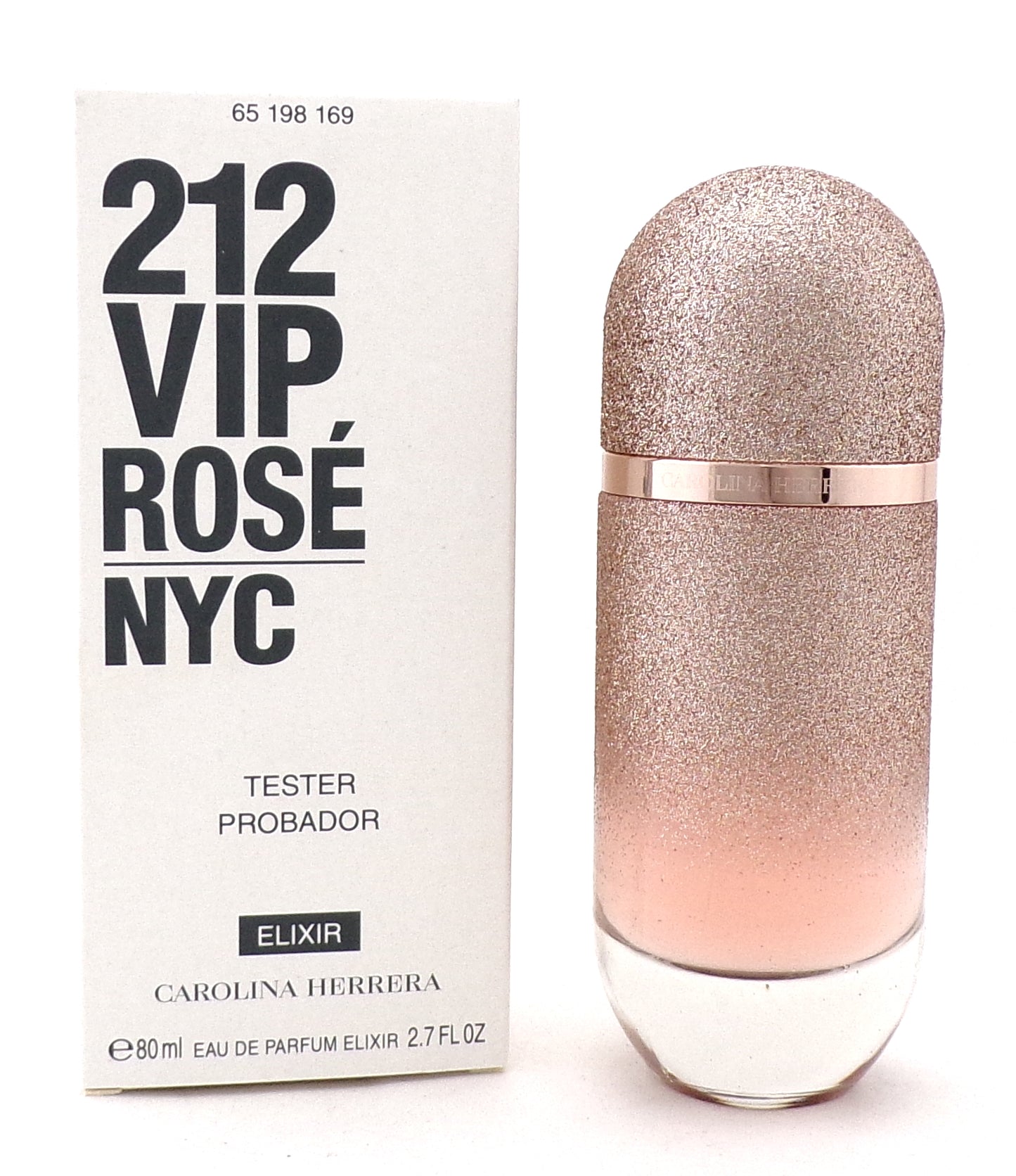 212 VIP Rose ELIXIR by Carolina Herrera 2.7 oz EDP Spray for Women. New Tester
