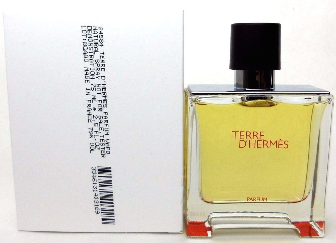Terre D'Hermes by Hermes Parfum Spray 2.5 oz./75 ml. for Men.*Tester