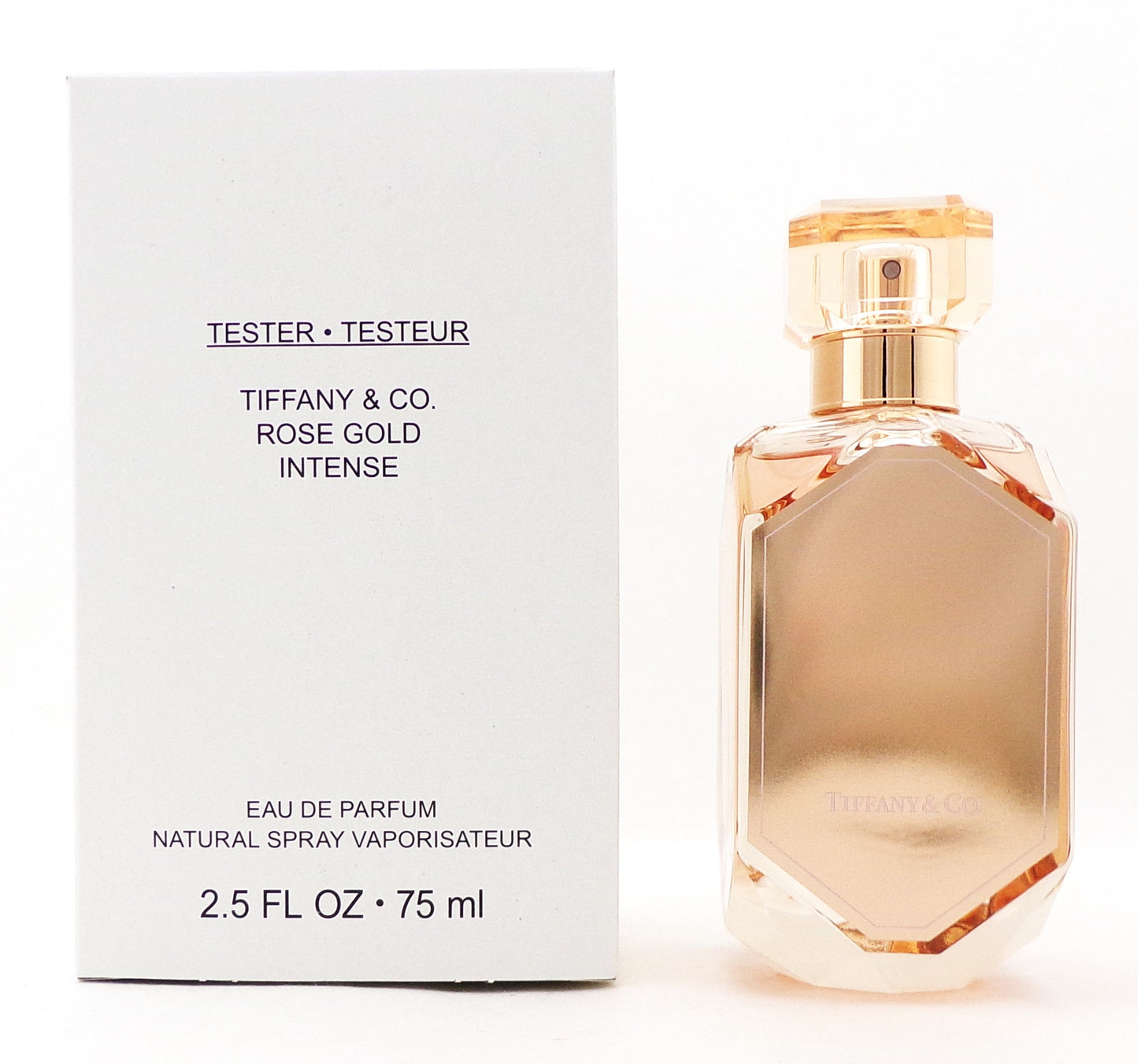 Tiffany & Co. Rose Gold Intense 2.5 oz. Eau de Parfum Spray for Women New Tester with Cap