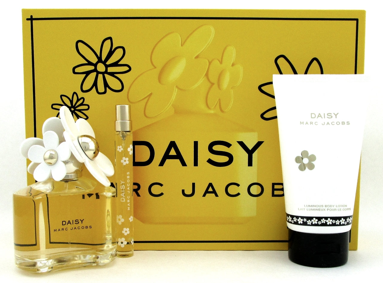 Daisy by Marc Jacobs 3.4oz.+10ml. EDT Spray+5.1oz.B/L. Brand New Set for Women.