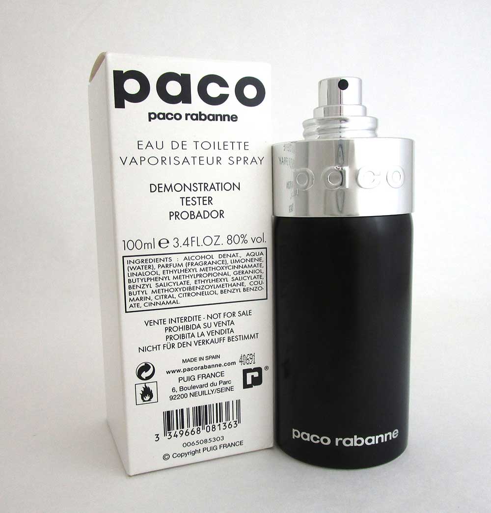 PACO by Paco Rabanne EDT Spray 3.4 oz./100 ml. Men or Women *Tester