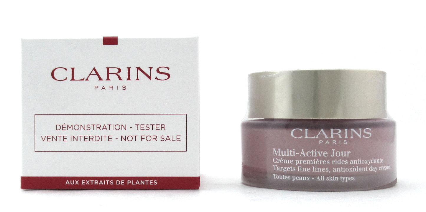 Clarins Multi Active Jour Antioxidant Day Cream All Skin Types 50 ml./ 1.6 oz. New Tester