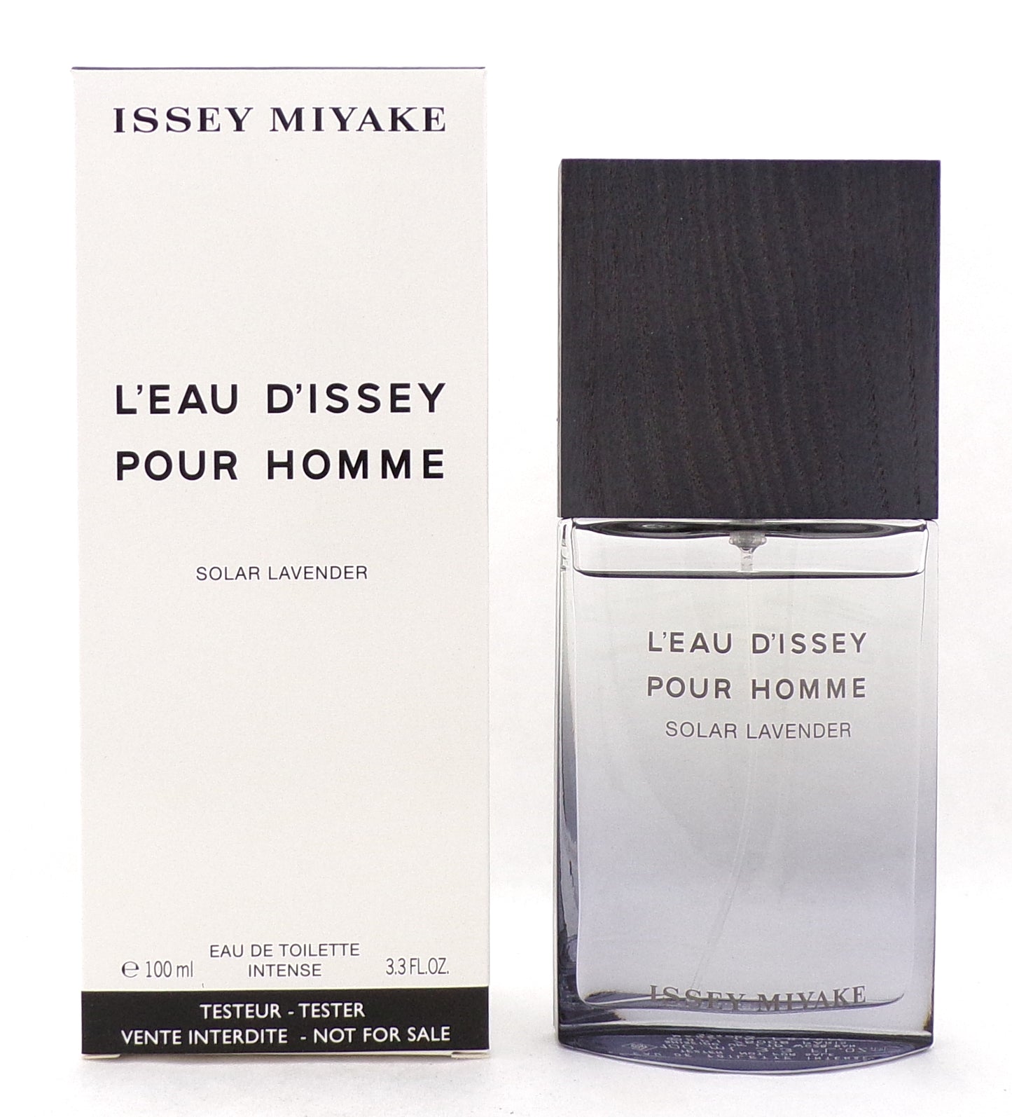 Issey Miyake L'eau D'issey Pour Homme SOLAR LAVENDER 3.3oz EDT Intense Spray for Men. New Tester w/Cap