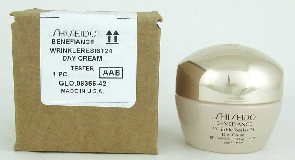 Shiseido Benefiance WrinkleResist24 Day Cream SPF18 50ml/1.8oz*Tester