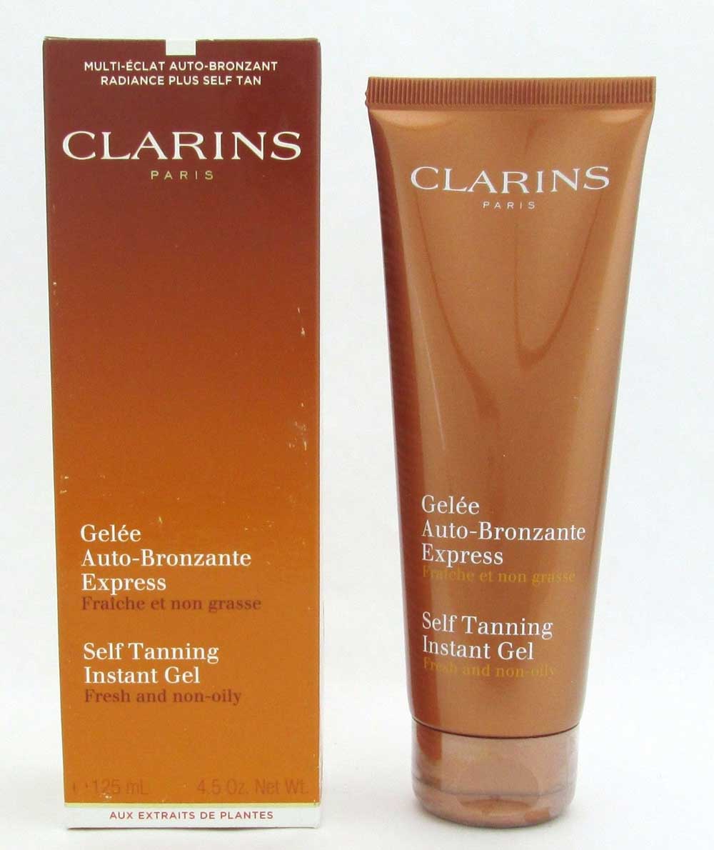 Clarins Self Tanning Instant Gel 4.5 oz/125 ml Slightly Damaged Box