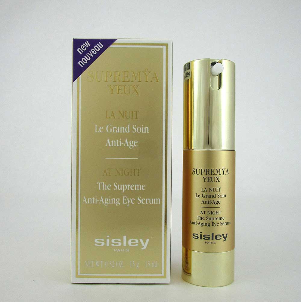 Sisley-Paris Supremya At Night The Supreme Anti- Aging Eye Serum 0.52 oz. Sealed Box.