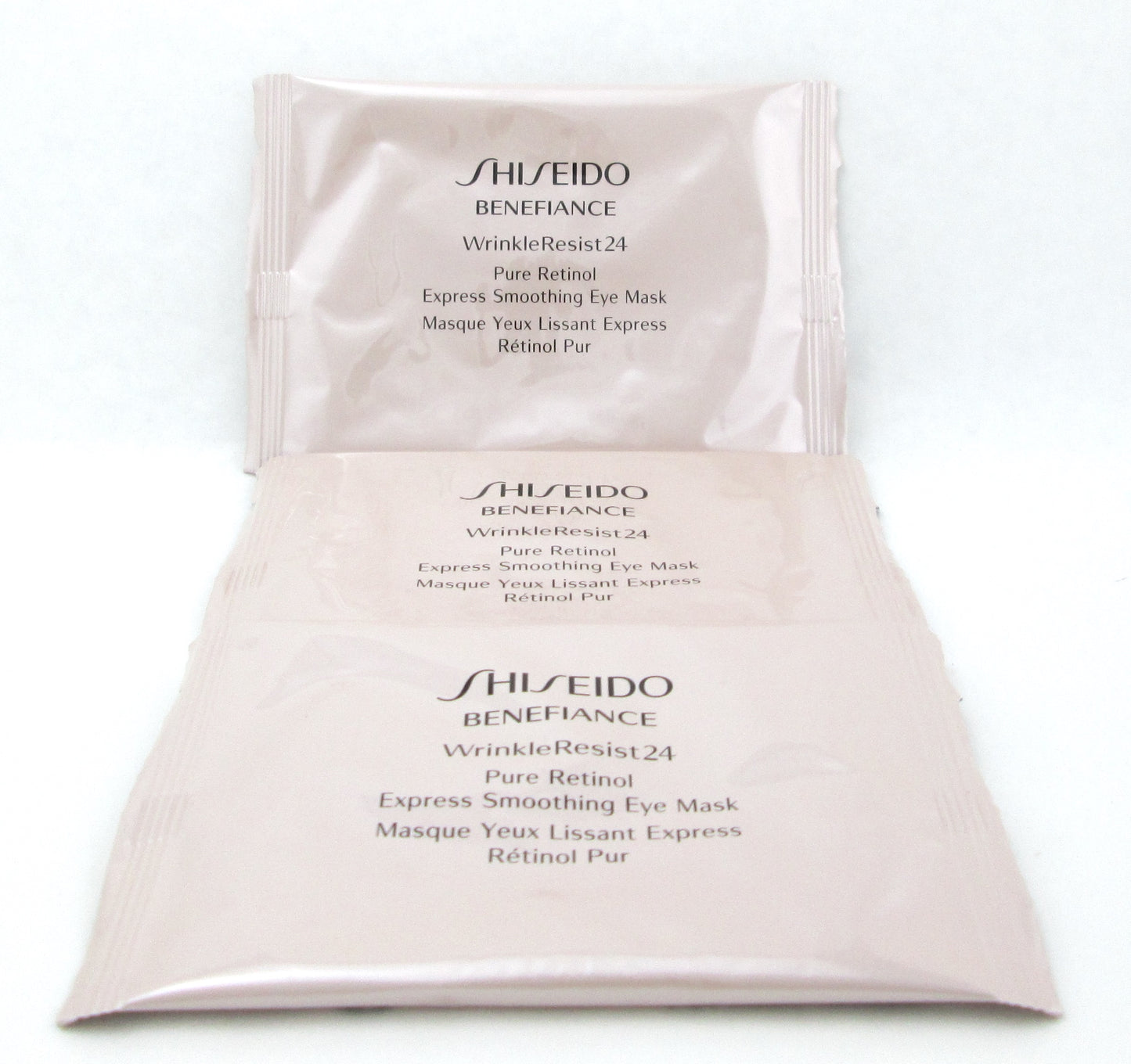 Shiseido Benefiance WrinkleResist24 Pure Retinol Express Smoothing EyeMask 3Pack