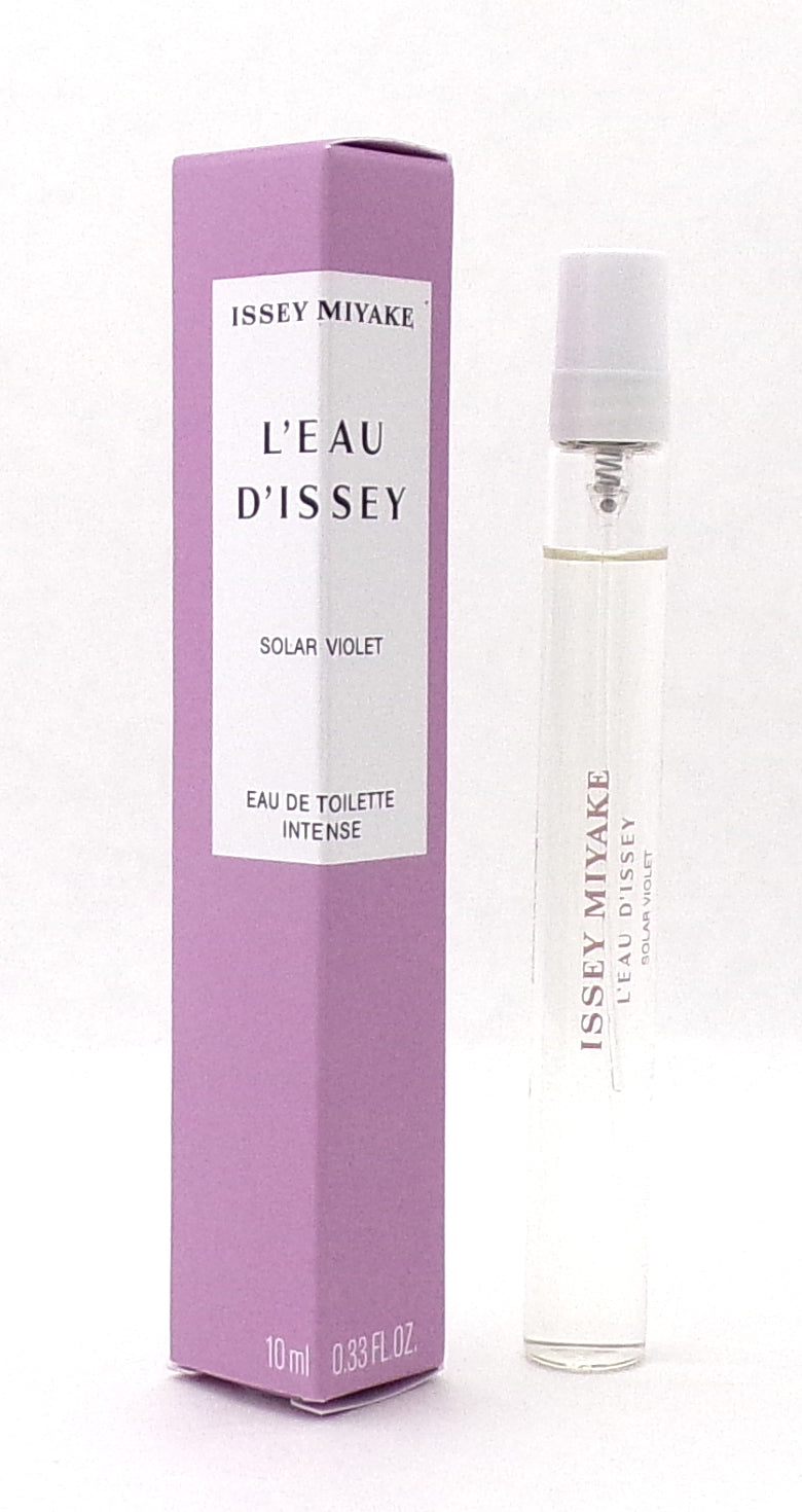 Issey Miyake L'Eau D'Issey SOLAR VIOLET 0.33 oz./ 10 ml. oz EDT Intense Travel Spray for Women. New in Box
