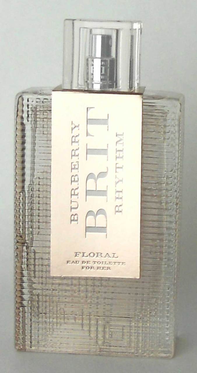 Brit Rhythm by Burberry Floral EDT Spray 3.0 oz.for Women *Tester