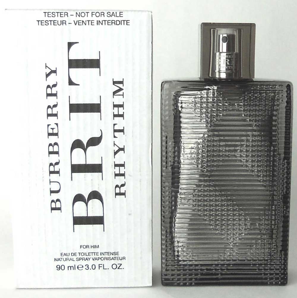 Brit Rhythm for Him by Burberry EDT Intense Spray 3.0 oz. *Tester