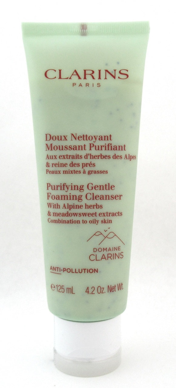Clarins Purifying Gentle Foaming Cleanser Combination Oily Skin 125 ml./ 4.2 oz. New Tester
