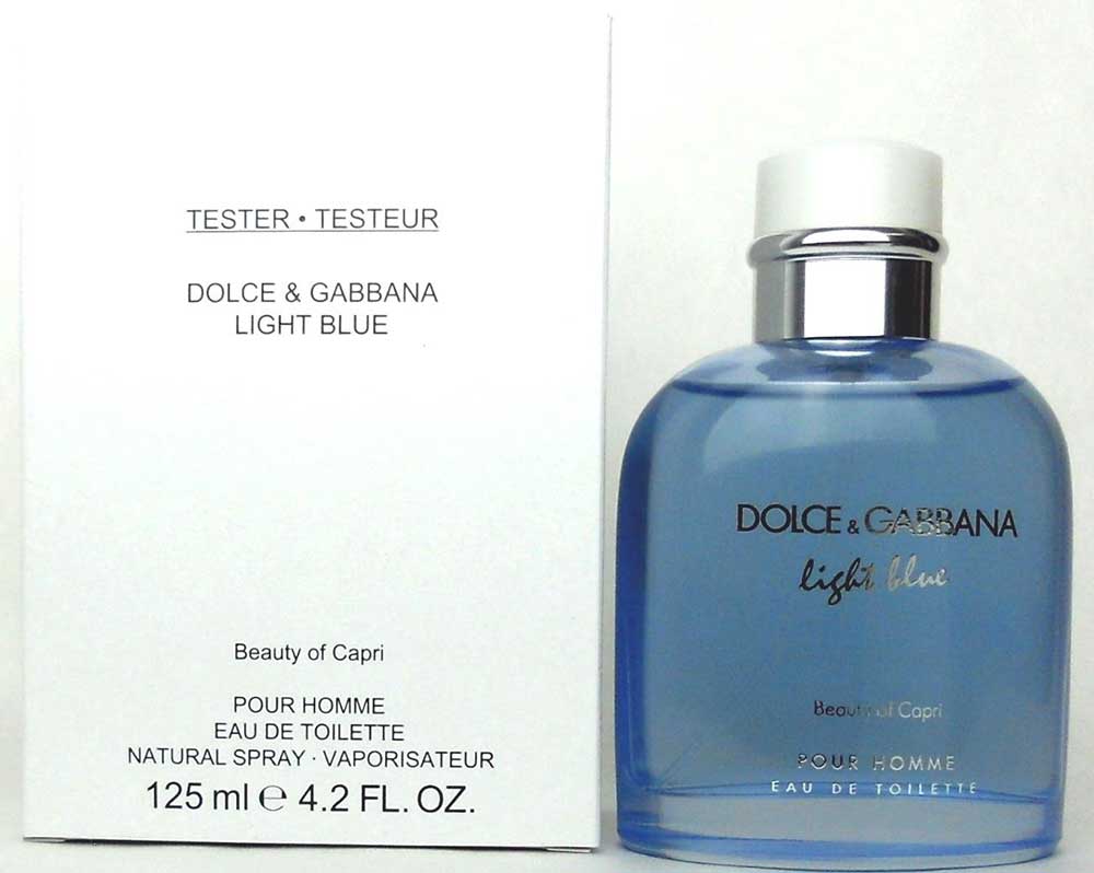 Dolce & Gabbana Light Blue Beauty of Capri Pour Homme 4.2 oz.*Tester
