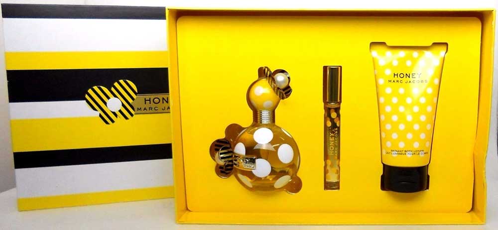 Honey by Marc Jacobs 3.4 oz Eau de Parfum Spray 3pc.Set. Damaged Box