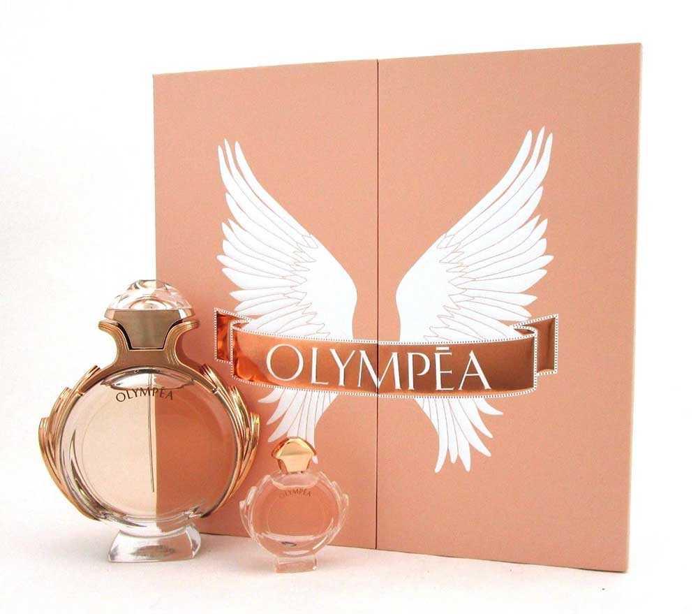 Olympea by Paco Rabanne 2Pcs Gift Set Women:EDP Spray 2.7oz+EDP 6ml