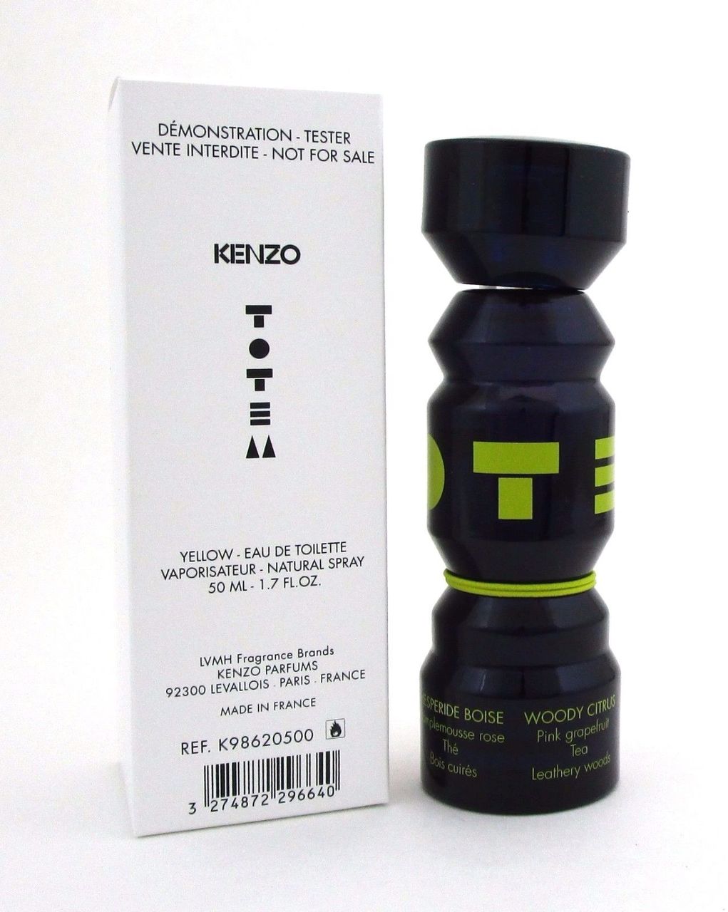 Kenzo Totem YELLOW Eau de Toilette Spray 1.7oz./50ml. UNISEX *Tester