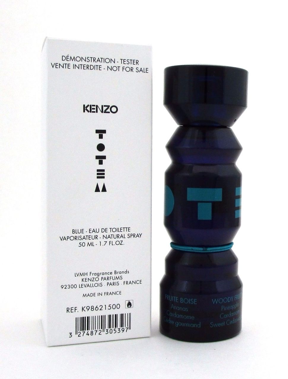Kenzo Totem BLUE Eau de Toilette Spray 1.7 oz./50 ml. UNISEX *Tester