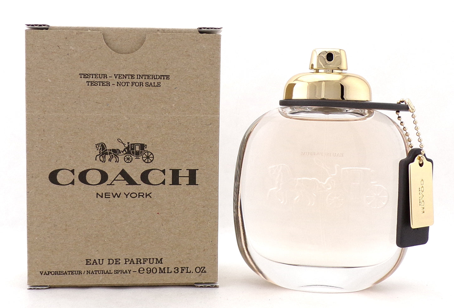 Coach New York by Coach 3.0 oz. Eau de Parfum Spray for Women New TESTER