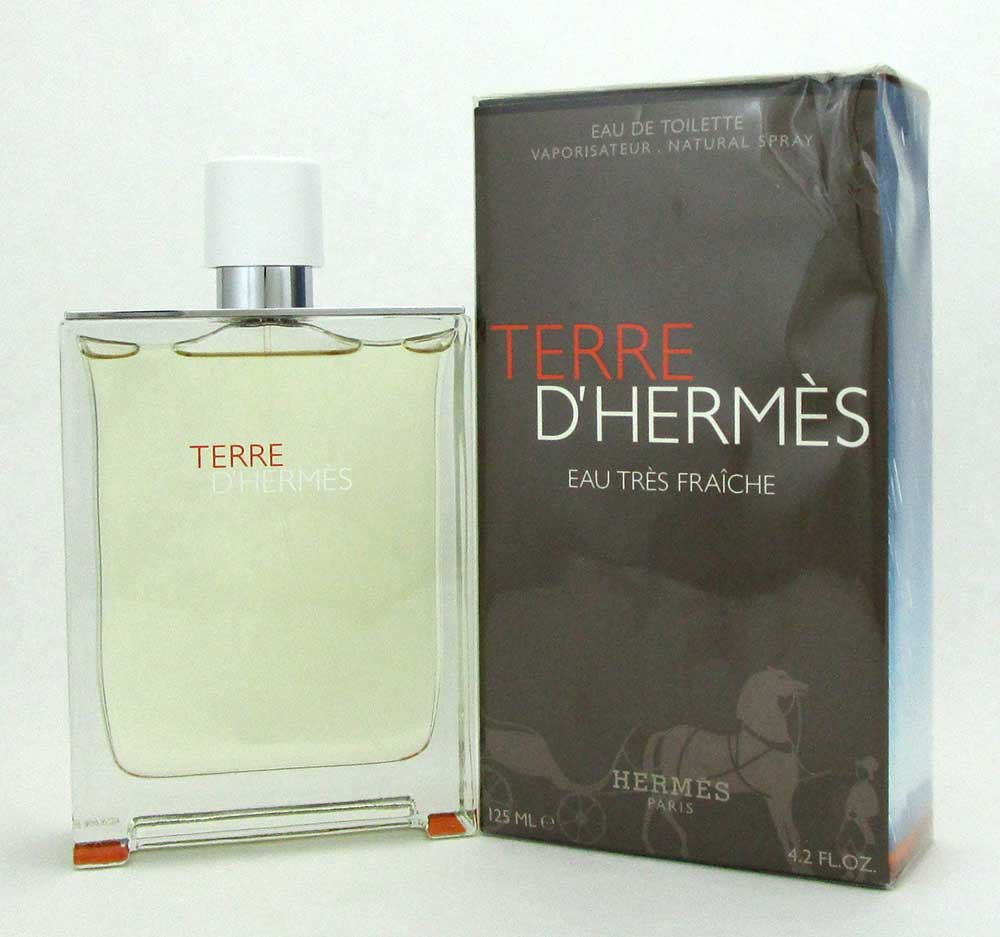 Terre D'Hermes Eau Tres Fraiche by Hermes EDT Spray 4.2oz.*Damag.Box
