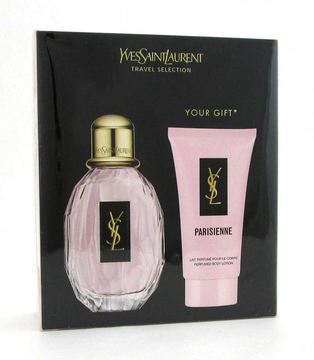 Parisienne by YSL Set: EDP Spray 1.6 oz+ B/Lotion 1.6oz.*Damaged Box
