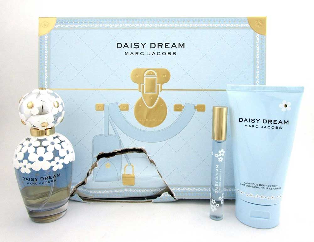 Daisy Dream by Marc Jacobs 3 Pieces Gift Set for Women *Damaged Box