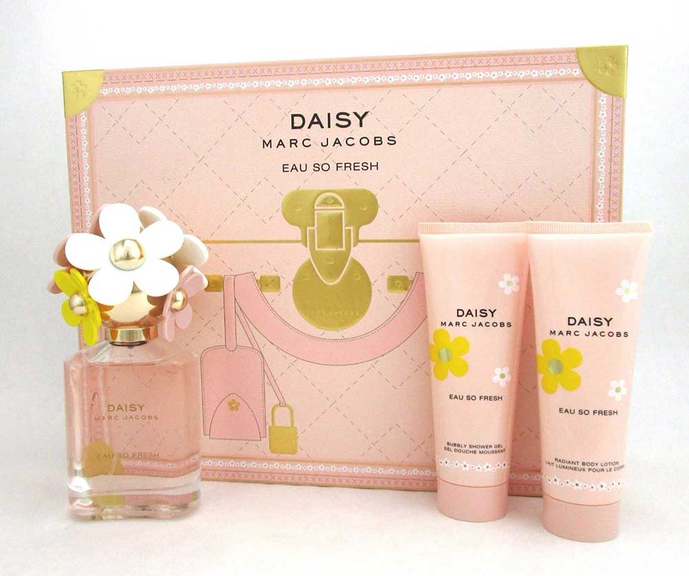 Marc Jacobs Daisy Eau So Fresh 3 Pcs Gift Set for Women *Damaged Box