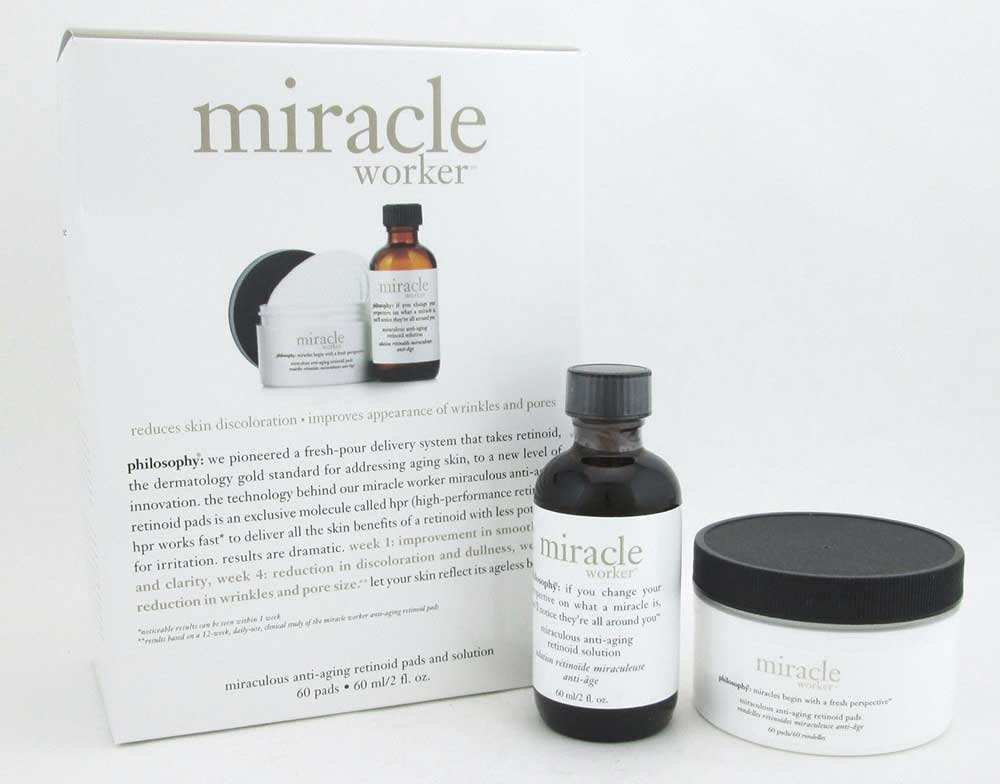 Philosophy Miracle Worker Miraculous Anti-Aging Retinoid Pads+Solu Damage